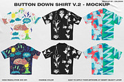 Button Down Shirt V.2 - Mockup, a Shirt Mockup by DaldSgh (Thumbnail 1 of 10)