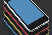 iPhone 5c Template, a Templates & Theme by UI8 (Thumbnail 2 of 4)