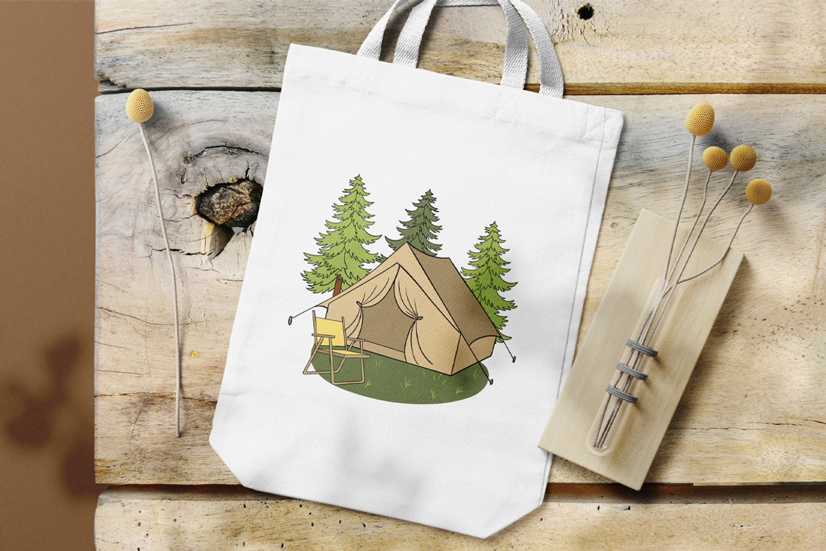 Camping Clipart Set, a Decorative Illustration by Mari_Caliart (Photo 10 of 15)