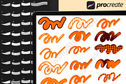 Procreate Outline Lettering Brushes, a Brush Add-On by DrawingStoryShop (Thumbnail 6 of 7)