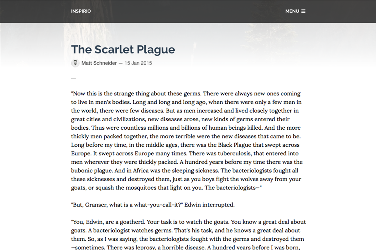 Inspirio Ghost Theme, a Websites & App Template by Vietism (Photo 5 of 5)