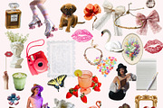 Sweetheart Scrapbook Girly Collage, an Object Graphic by SunnyAfternoons (Thumbnail 4 of 10)