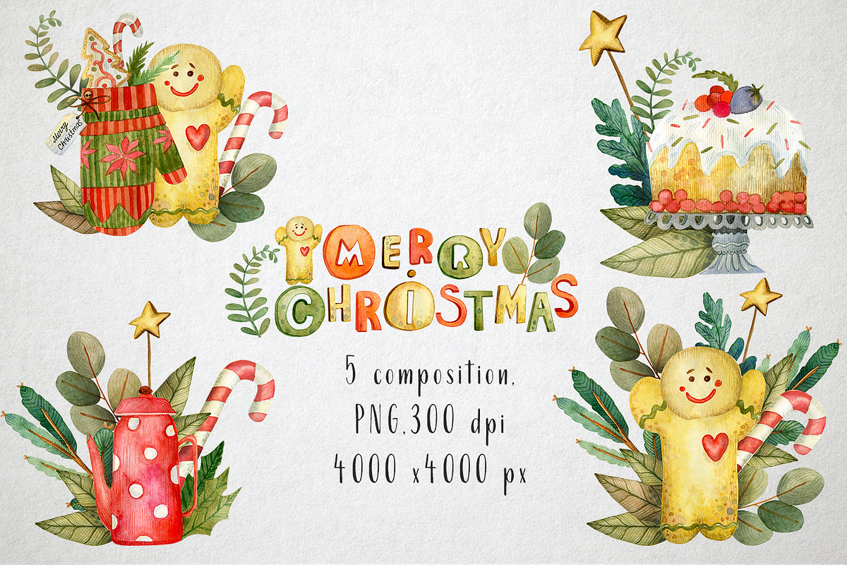 Black Friday Sale! Christmas Bundle, an Illustration by annasokol_ (Photo 14 of 27)