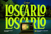 Loscarlo, a Sans Serif Font by Ditatype (Thumbnail 1 of 10)