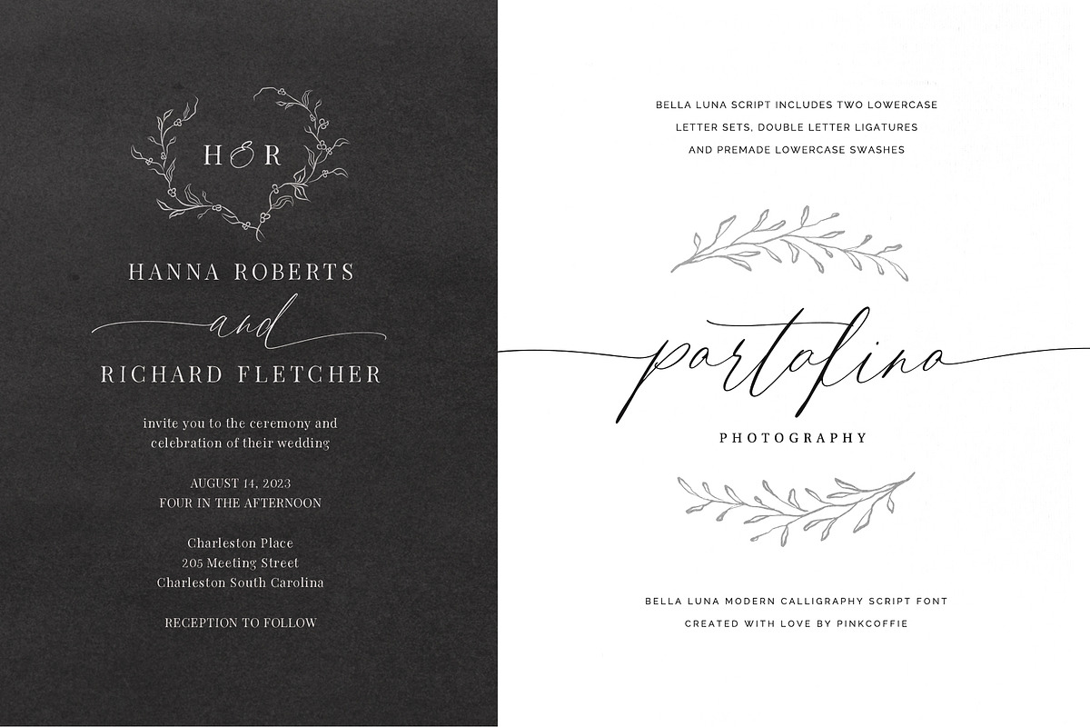 Bella Luna | Feminine Script Font, a Script Font by Pink Coffie (Photo 18 of 30)