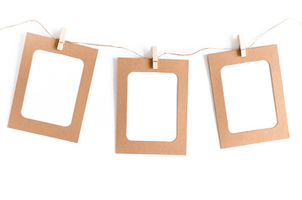 Kraft paper frames, an Arts & Entertainment Photo by rorygez fresh