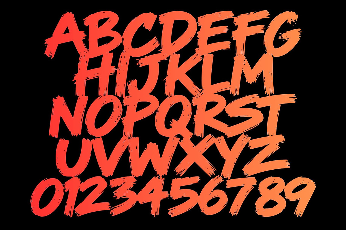 World Brush, a Handwritten Font by Letterafa Studio (Photo 9 of 10)