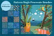 Pattern Magic Procreate Brushes, a Brush Add-On by Mels Brushes (Thumbnail 1 of 5)