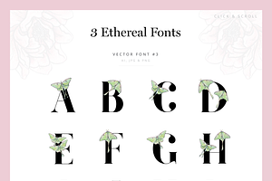 Ethereal Graphic Set & Fonts