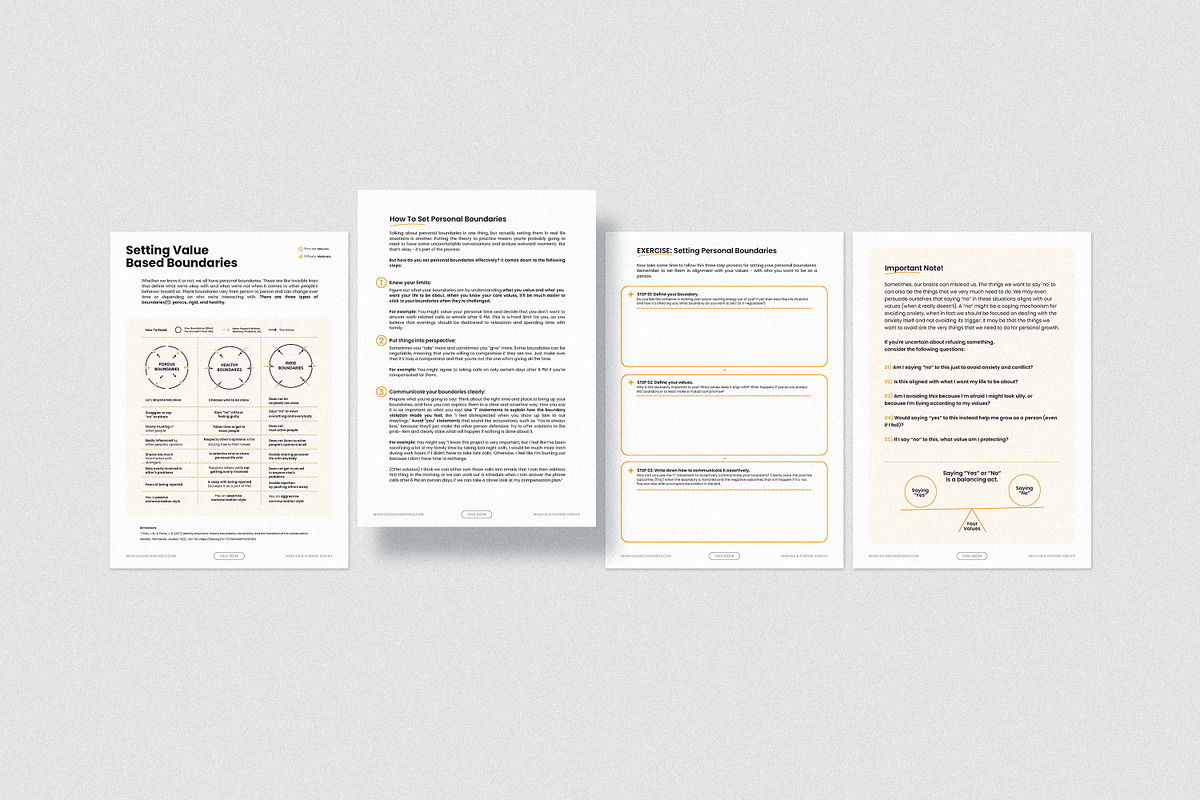 Finding Meaning & Purpose Toolkit, a Templates & Theme by AndrewPixel (Photo 9 of 14)