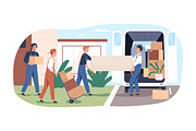 People moving to new home or office, a Person Illustration by Good Studio (Thumbnail 7 of 8)