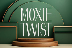 Moxie Twist - 1930s Typeface