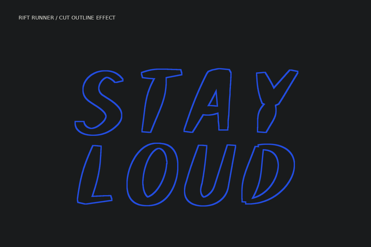 Rift Runner — Bold Cut Marker, a Handwritten Font by Colorsfav (Photo 8 of 11)