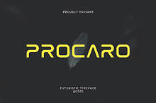Procaro Modern Tech Font