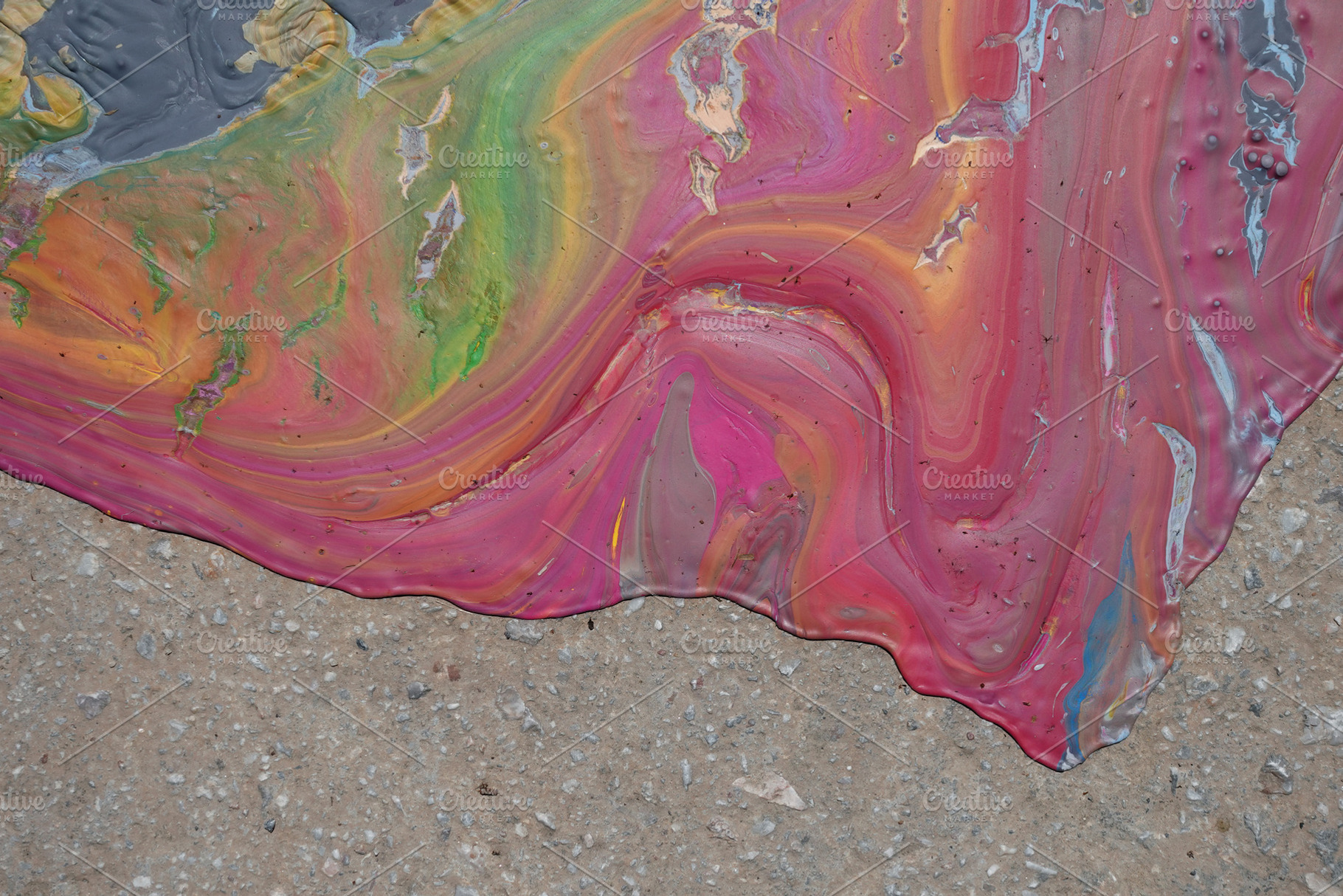 paint spill on concrete surface, a Background Photo by sirylok