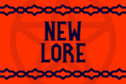 New Lore - A Gothic Serif Font, a Serif Font by Kritzmire (Thumbnail 1 of 2)
