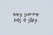 Summer Paradise Script, a Script Font by Beck McCormick (Thumbnail 5 of 10)