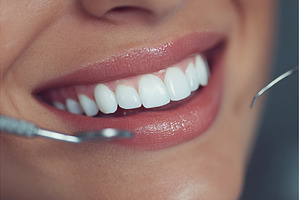 Close-up shot of a female's teeth, a Health & Medical Photo by ZinetroN