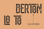 BERTON - Clean and Rough, a Sans Serif Font by Haksen (Thumbnail 6 of 8)