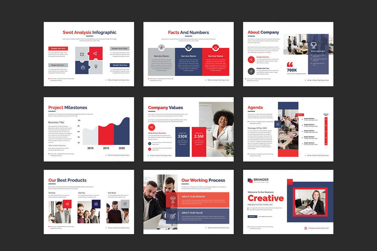 Wellcome Creative Presentation, a Presentation Template by creative-mint (Photo 3 of 8)