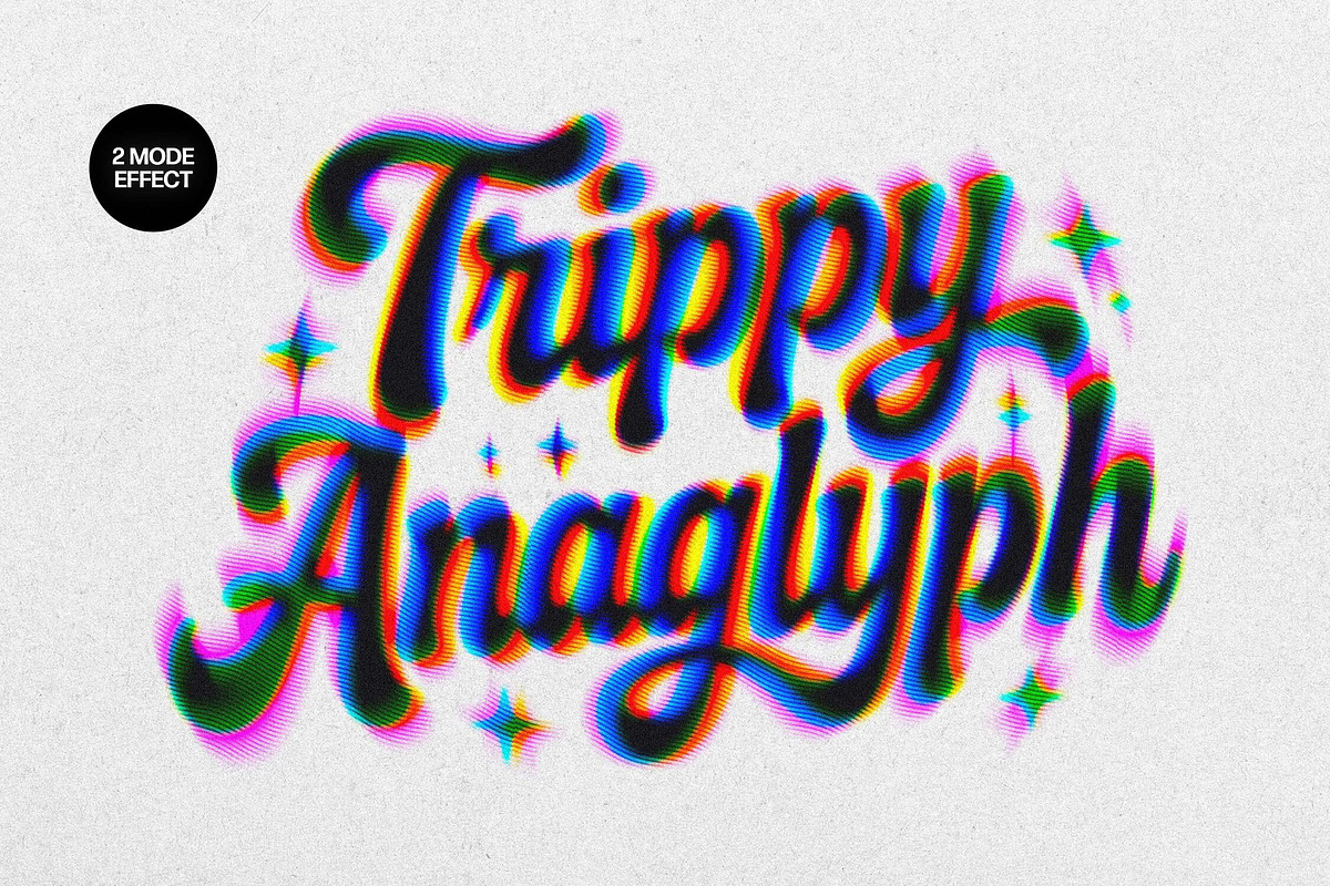 Trippy Anaglyph Effect, a Layer Style Add-On by Design Squad (Photo 1 of 4)