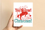 Yee Haw Y’all Christmas Cowboy SVG, a Graphic by TanchaArt (Thumbnail 6 of 11)