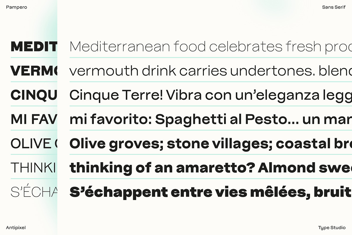 Pampero | Modern Display & Text Sans, a Sans Serif Font by Antipixel Type Studio (Photo 7 of 16)