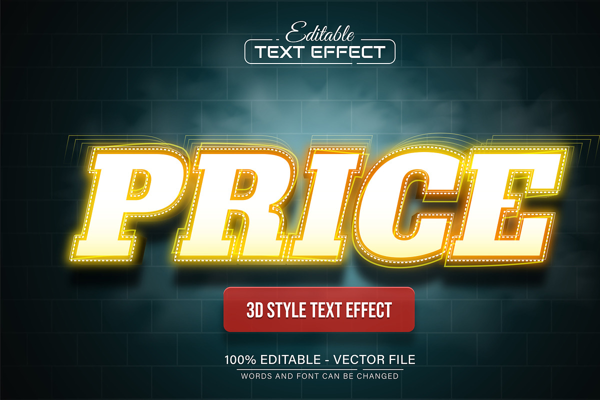3D Text Effects Collection Vol 36, a Graphic by Aglonemadesign (Photo 5 of 9)