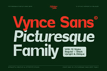 Vynce Sans Picturesque Family