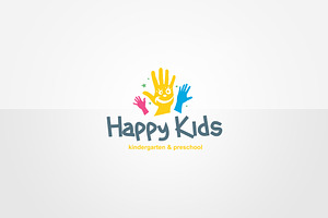 Kindergarten Logo Template