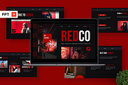 Redco - Red Fashion Powerpoint, a Presentation Template by Deepslide Studio (Thumbnail 1 of 6)