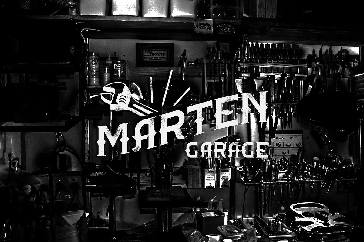 Jhon Martens Vintage Typeface, a Blackletter Font by asepmaulanaramdhan (Photo 3 of 6)