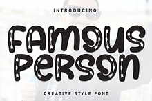Famous Person | Script Font