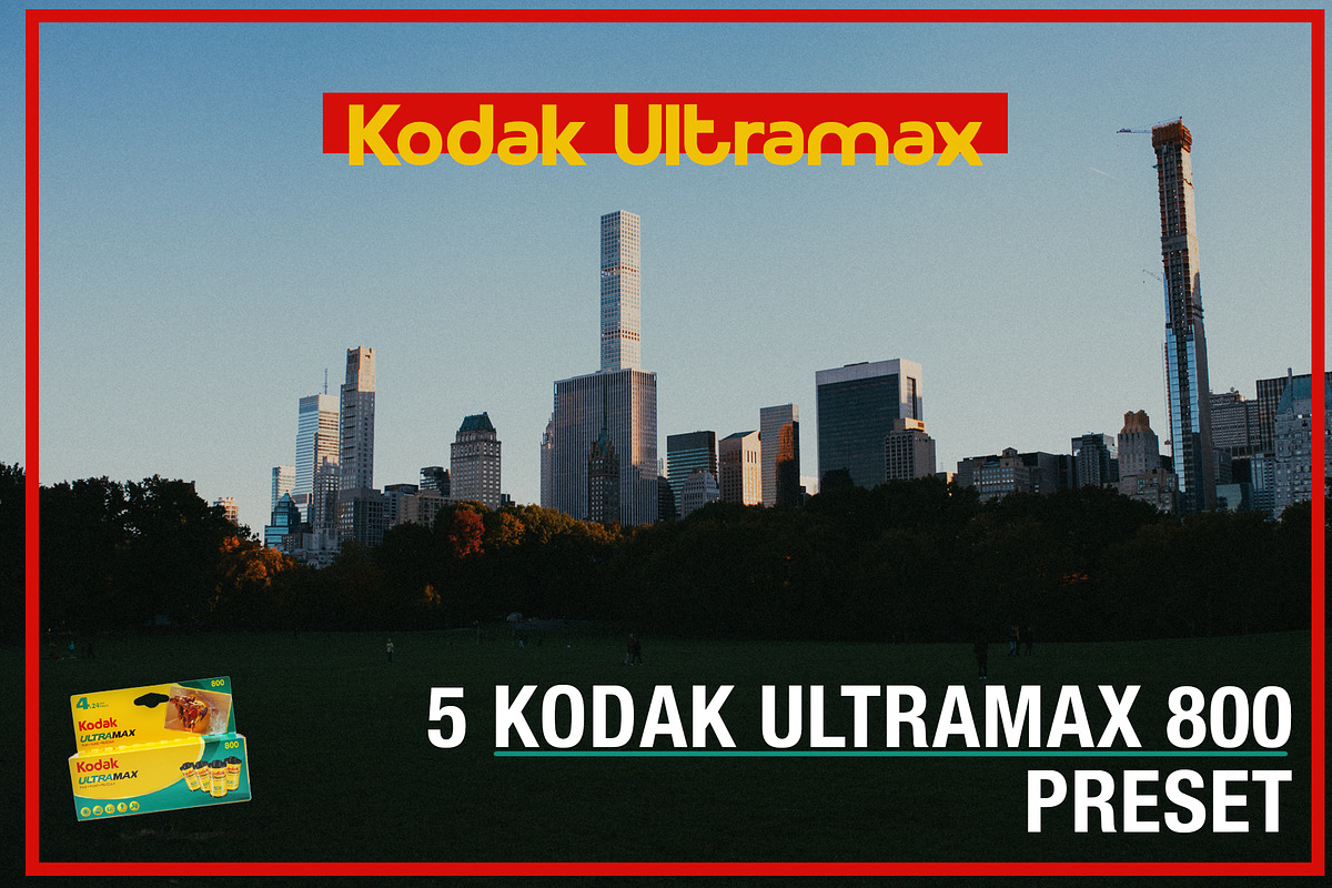 Essential Kodak Ultramax 800 Preset