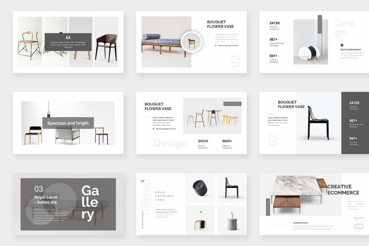 Volano Minimalism Google Slide, a Presentation Template by One Percent Studio (Photo 5 of 16)