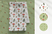 90 Camping Seamless Pattern Set, a Decorative Illustration by Mari_Caliart (Thumbnail 9 of 14)