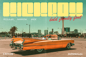 Kickbox - Bold Family Typeface, a Sans Serif Font by Dharmas Foundry