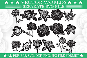 Rose Svg, Flower, Love, Roses Svg