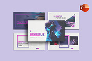 Music Event Powerpoint Template, a Presentation Template by PaperMoon (Thumbnail 1 of 7)