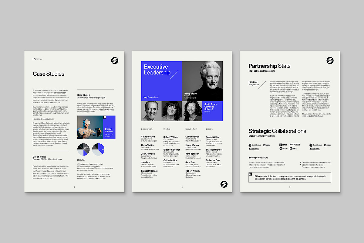 Digital Brochure Template, a Brochure Template by BrandPacks (Photo 4 of 6)