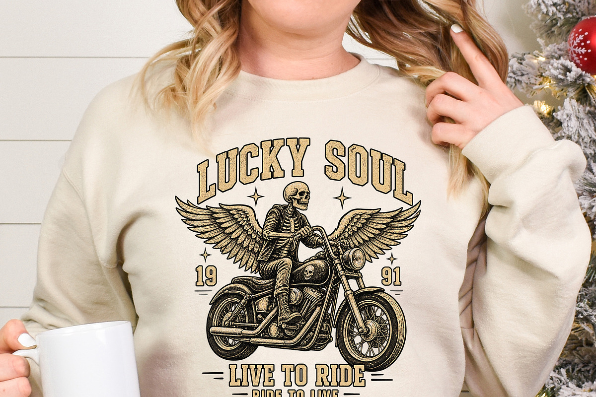 Lucky Soul 1991 Live To Ride PNG, an Object Graphic by Star Graphic Design (Photo 8 of 10)