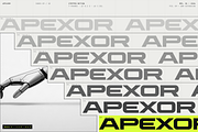 Apexor Futuristic Geometric Display, a Sans Serif Font by HipFonts (Thumbnail 10 of 17)