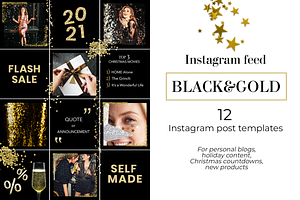 BLACK&GOLD templates