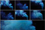 Blue smoke overlays, an Object Graphic by ArtuscoDesign (Thumbnail 3 of 3)