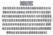 Playlines Typeface, a Font by PutraCetol Studio (Thumbnail 9 of 9)
