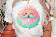 Pastel Santa PNG, an Illustration by Libby Wishes (Thumbnail 4 of 7)