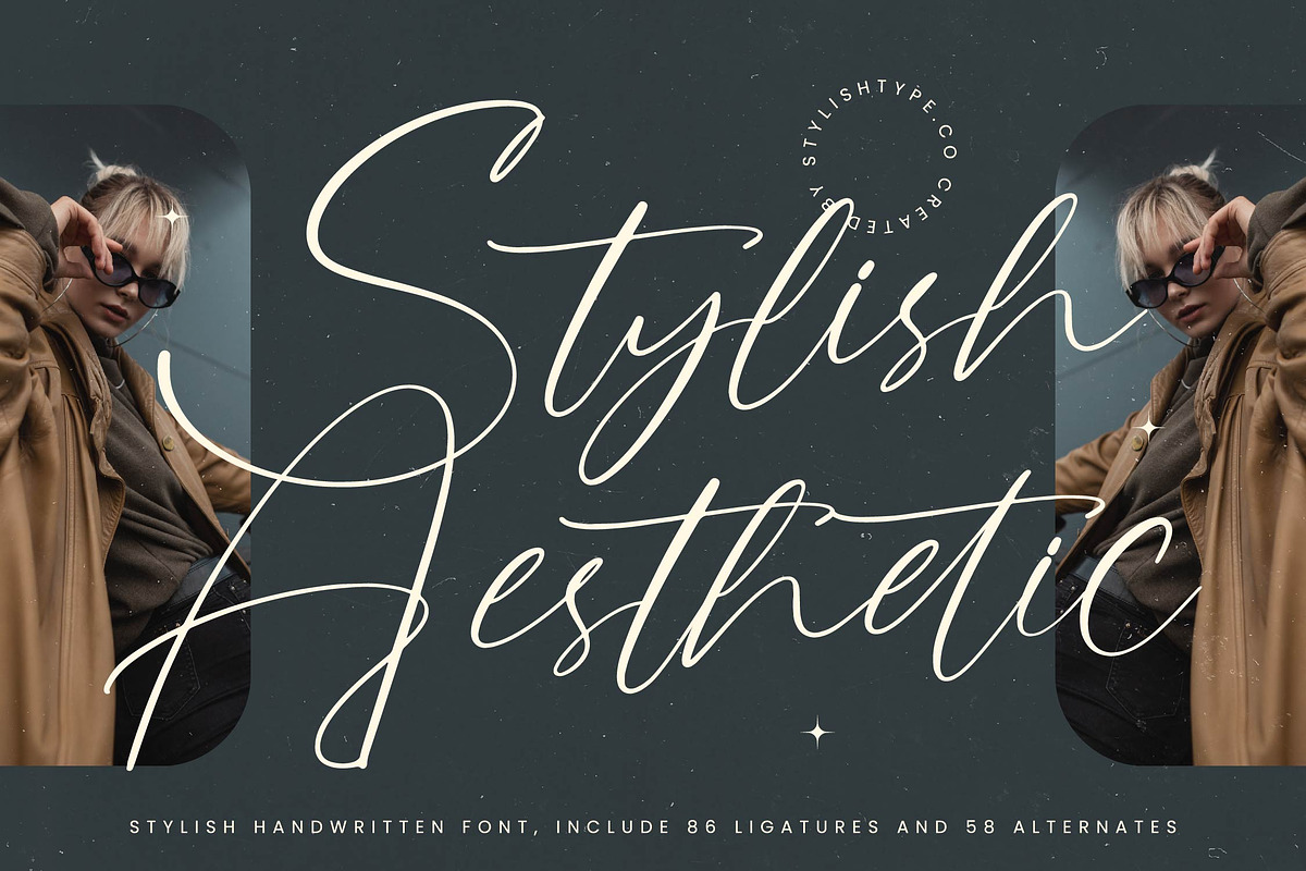Stylish Aesthetic Handwritten Font, a Script Font by stylishtype.co