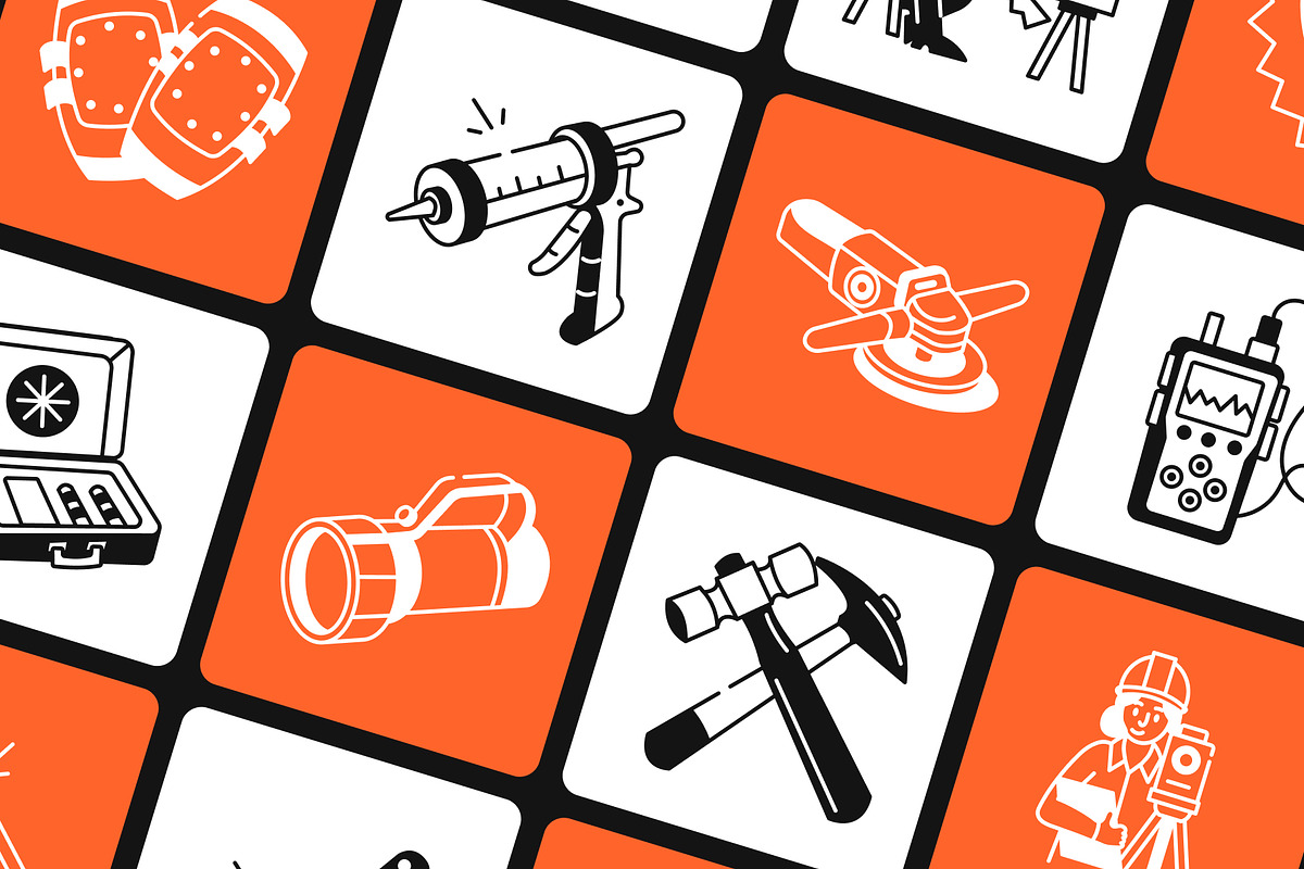 Animated Construction Drawings, a Person Illustration by Vectors Market (Photo 3 of 5)