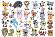 Cartoon Animals Set, an Animal Illustration by Regina Art (Reginast777) (Thumbnail 1 of 4)