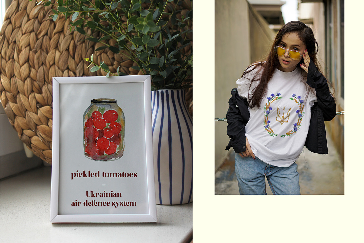 Freedom Flowers Support Ukraine, a Decorative Illustration by Catch the Dream Art (Photo 3 of 13)